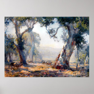 Affiche Été Hans Heysen 1909 Art australien