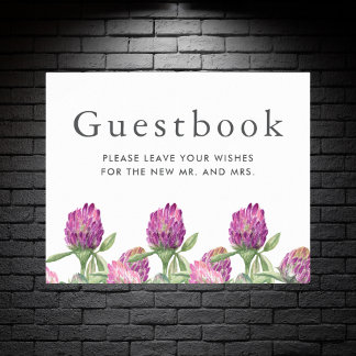 Affiche Eté Jungle Aquarelle Florale Mariage