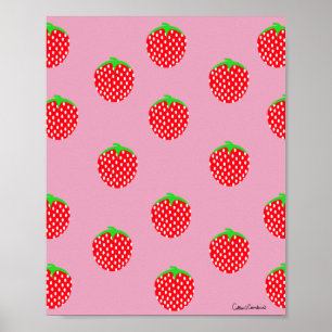 Affiche Été Merveilleux aux Fruits Rouges