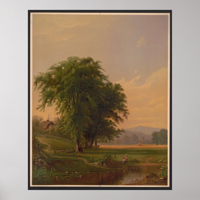Affiche Été par Alfred Bricher (Devant)