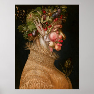 Affiche Été par Giuseppe Arcimboldo (1563)