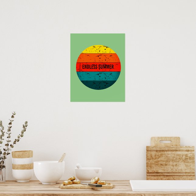 Affiche Été sans fin, papier d'affiche de valeur (Matte) (Cuisine)
