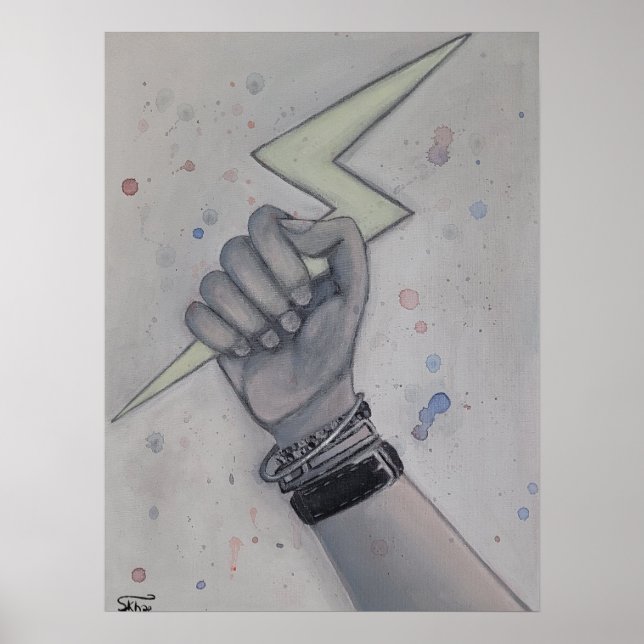Affiche Éteinte (Devant)