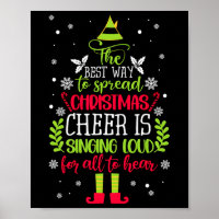 Étendre La Soirée De Noël Chante Loud Noël Elf P