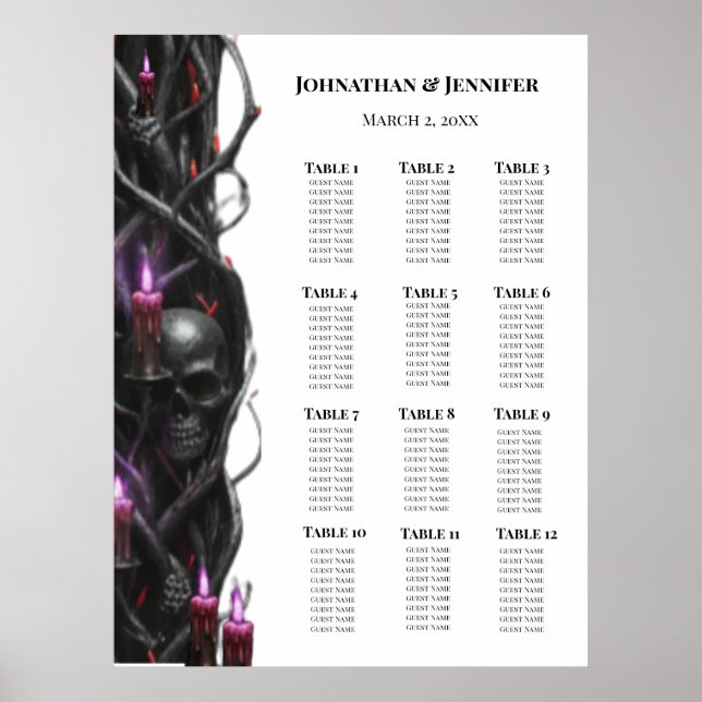 Affiche Eternal Night Gothic Vampire Wedding Dark Romance (Devant)