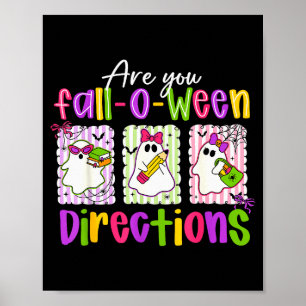 Affiche Êtes-vous automne Directions Fantomatiquement Mign