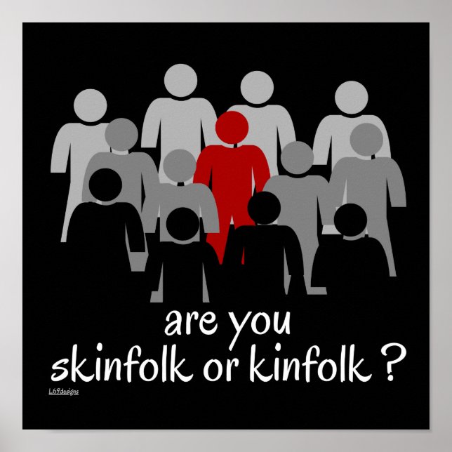 AFFICHE ETES-VOUS SKINFOLK OU KINFOLK ? (Devant)