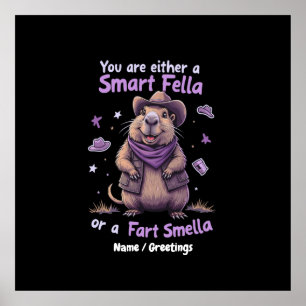 Affiche Êtes-vous une Smart Fella ou une Fart Smella Funny