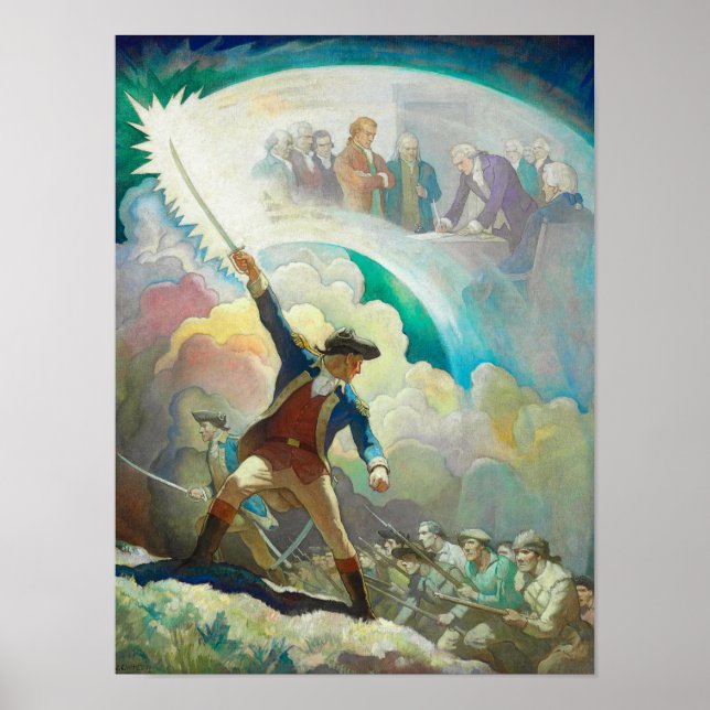 Affiche Ethan Allen, Précurseur de l'indépendance, 1934 (Devant)