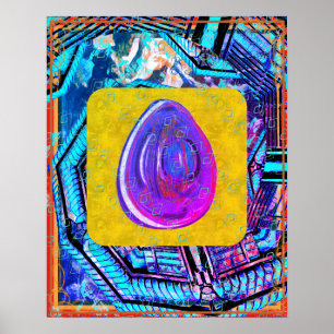 Affiche Éther élémentaire dans la Terre aide de méditation