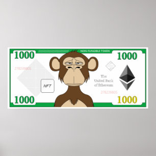 Affiche Ethereum crypto NFT (Bitcoin)