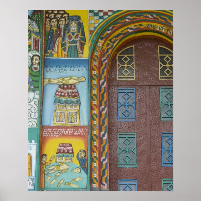 Affiche Ethiopia:  Tigray Region, Axum, Christ Church, (Devant)