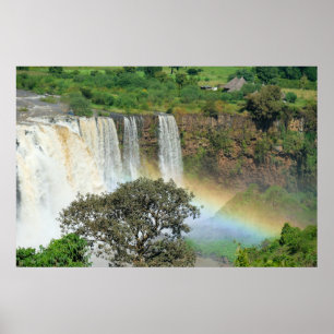Affiche Ethiopian Nile River Blue Nile Falls 'Tis Abay'