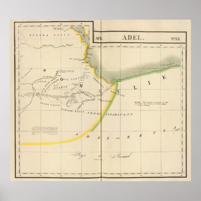 Affiche Éthiopie, Djibouti 33 (Devant)
