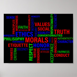 Affiche Éthique commerciale