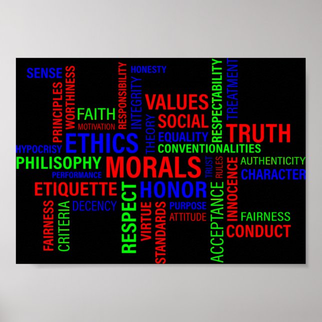 Affiche Éthique commerciale (Devant)