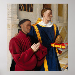 Affiche "Etienne Chevalier avec St. Stephen"