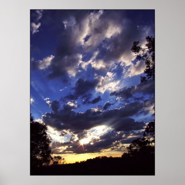Affiche étincelante Skyscape (Devant)