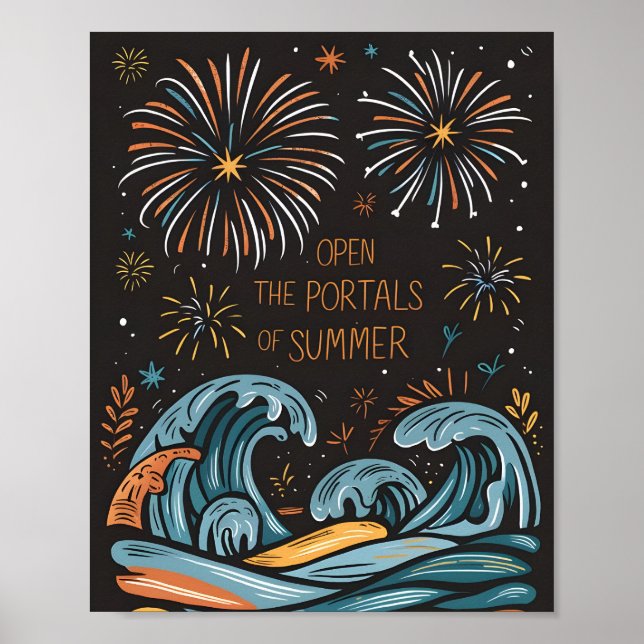 Affiche Étincelle de l'été (Devant)