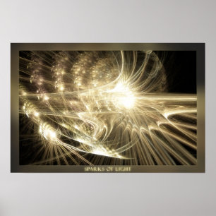 Affiche Étincelles De Lumière