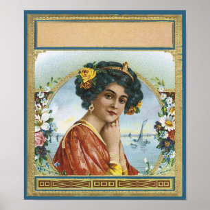 Affiche Étiquette à cigares personnalisable 2