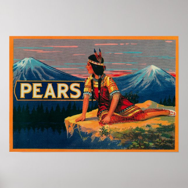 Affiche Étiquette de fréquence Stock (Devant)