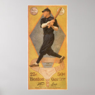 Affiche Étiquette de produit vintage Art, Boston Garter po