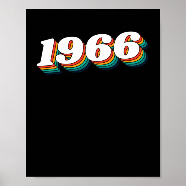 Affiche étiquette rétro 1966 (Devant)