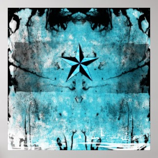 Affiche Étoile bleue