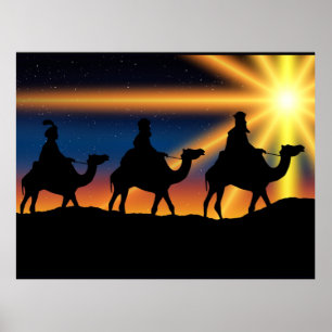Affiche Étoile de Bethléem - Naissance du Christ