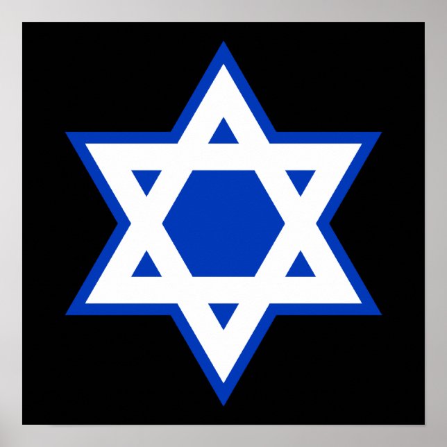 Affiche Étoile de David (Devant)