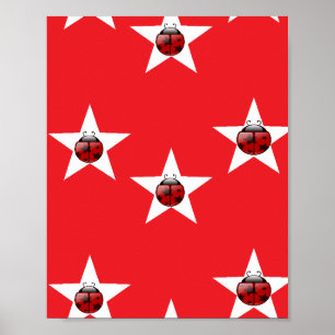 Affiche étoile de Ladybug