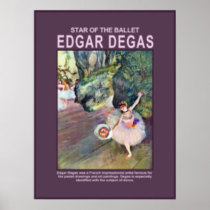 Affiche Étoile du ballet par Edgar Degas