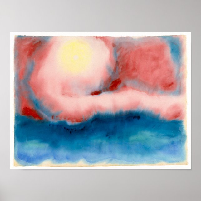 Affiche Etoile du soir | Georgia O'Keeffe | (Devant)