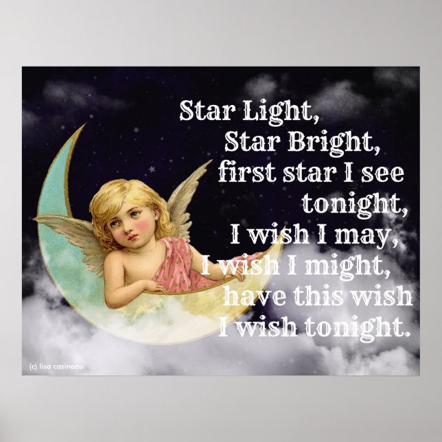Affiche Étoile lumineuse, étoile brillante...impression po (Devant)