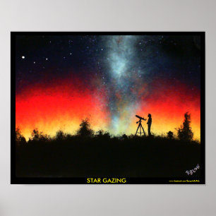 Affiche Étoile regardant fixement