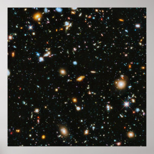 Affiche Etoiles dans l'espace - Hubble Ultra Deep Field