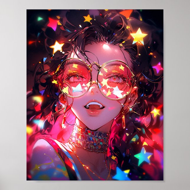 Affiche Étoiles de fille Anime (Devant)