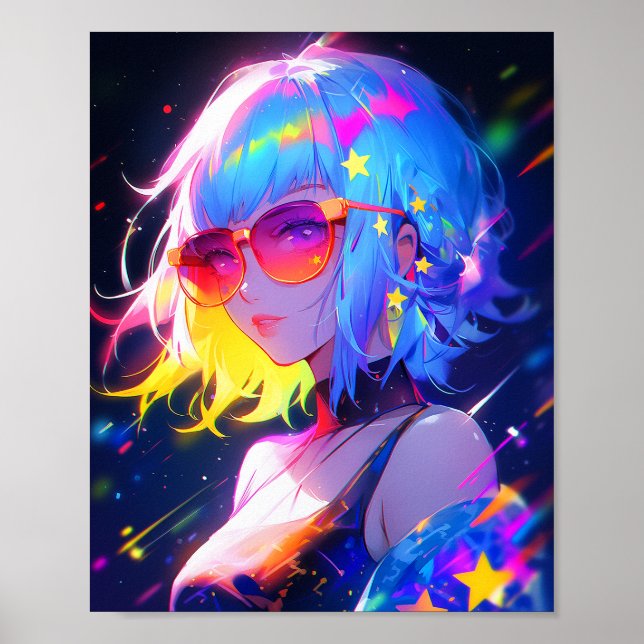 Affiche Étoiles de fille Anime (Devant)