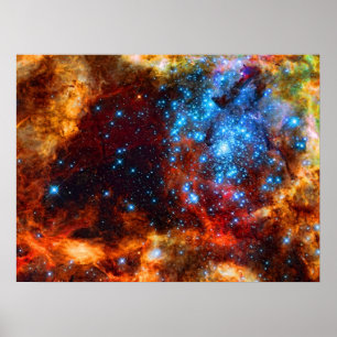 Affiche Étoiles de la Tarantula Nebula