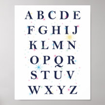 Étoiles de l'alphabet