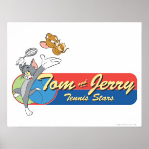 Affiche Étoiles de tennis Tom et Jerry 6
