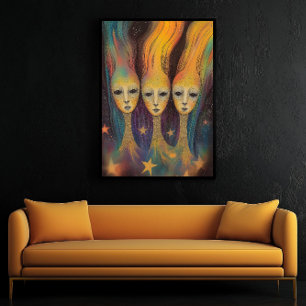 Affiche Étoiles Extragalactiques d'énergie