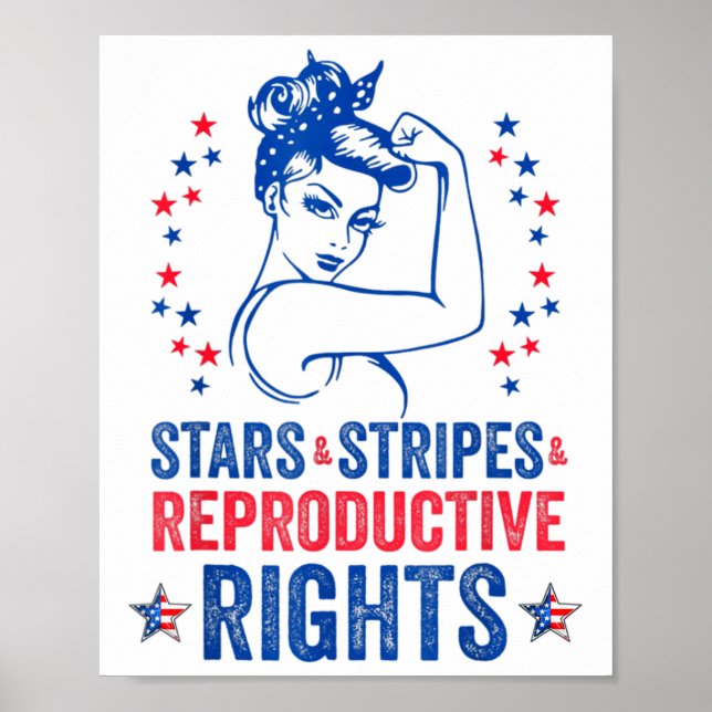 Affiche Étoiles Grèves Et Droits De Reproduction 4 juillet (Devant)