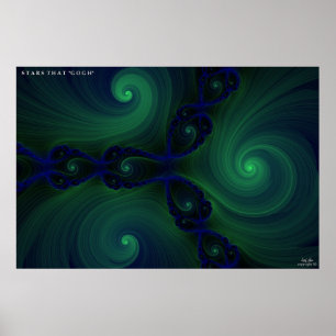Affiche Étoiles qui "Gogh"