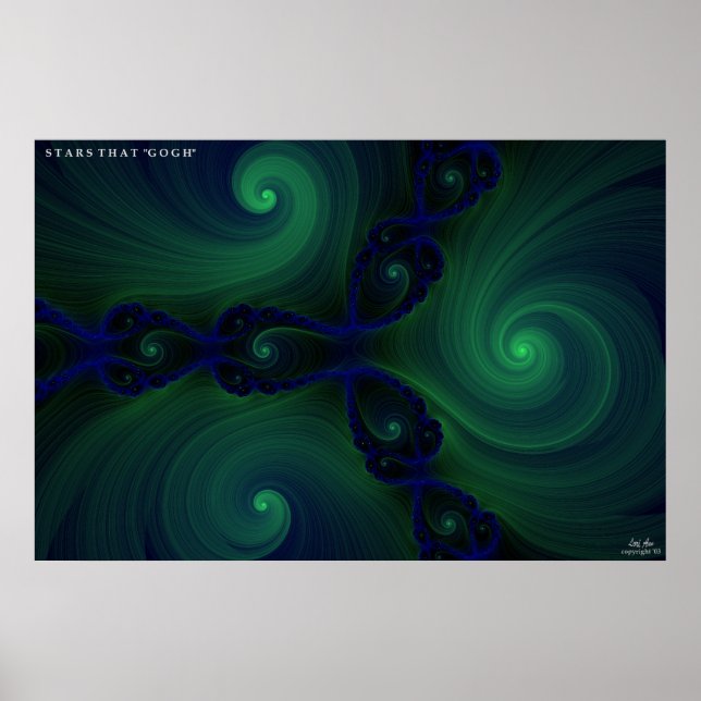 Affiche Étoiles qui "Gogh" (Devant)