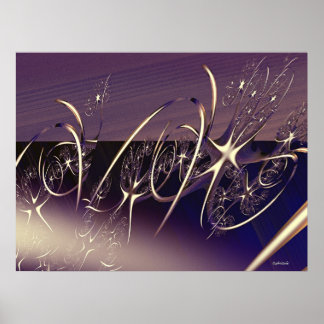 Affiche étoiles sur terre