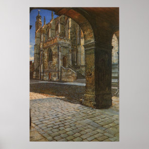 Affiche Eton College Chapelle par Anna Alma Tadema