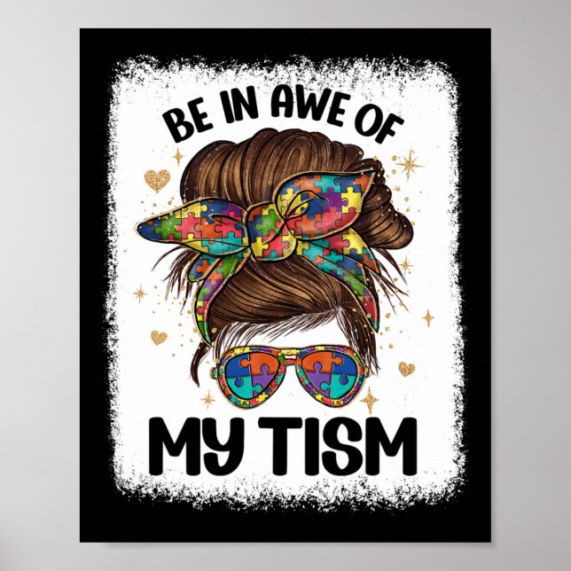 Affiche Être À L'Abri De Mon Sentiment Drôle Messy Bun Fem (Devant)