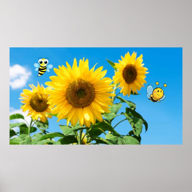 Affiche Être Heureux. (Devant)